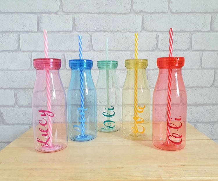 Personalized Milkshake Bottles