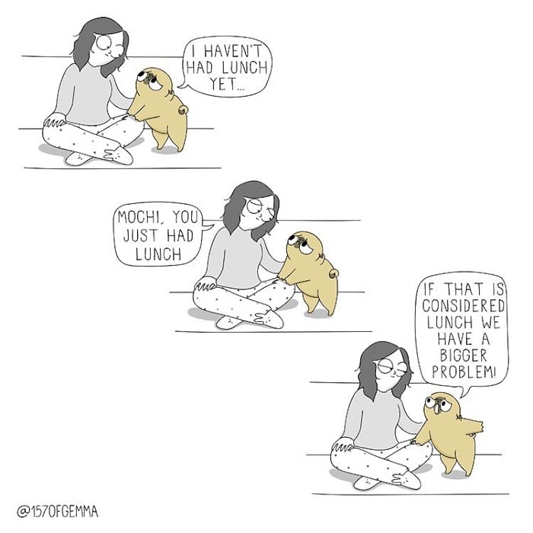 Pug Comic by Gemma Gené