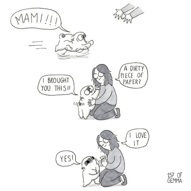 Pug Comic by Gemma Gené