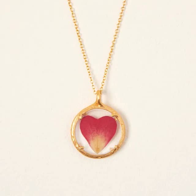 Rose Petal Necklace