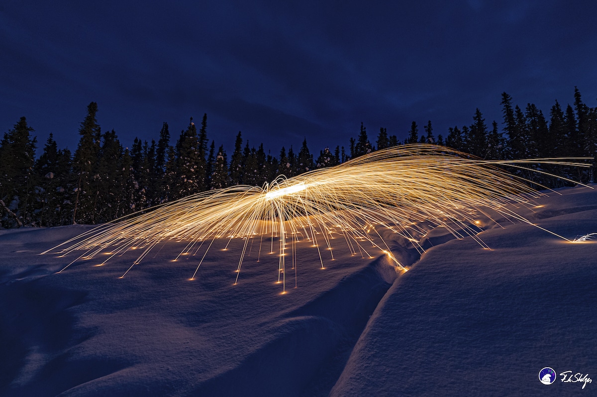 Steel Wool Drone Photography by Frank Stelges