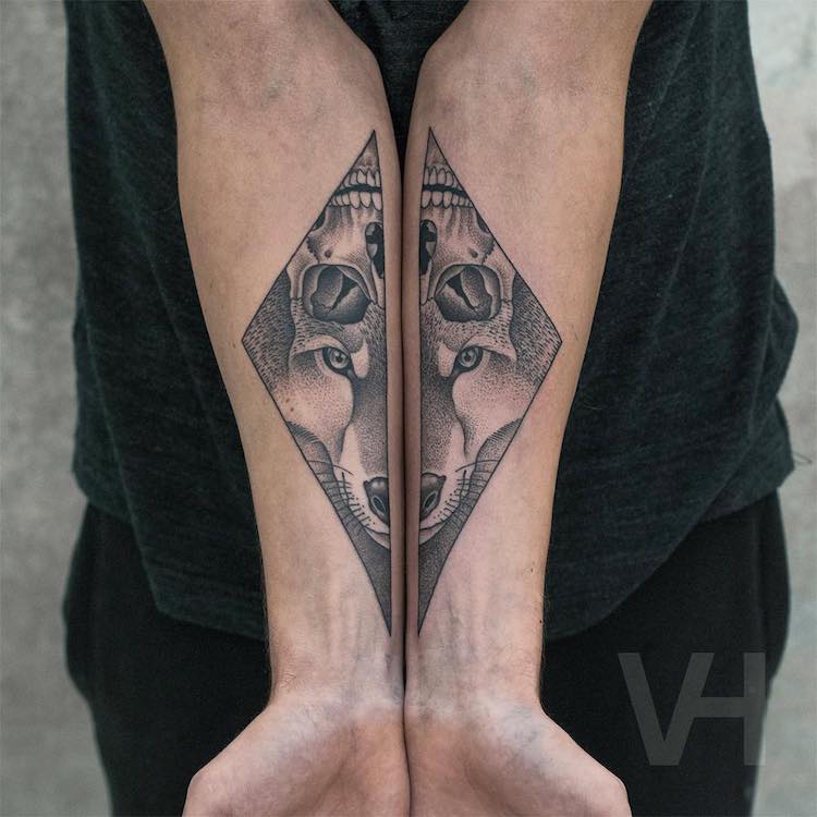 tatuajes geometricos Valentin Hirsch