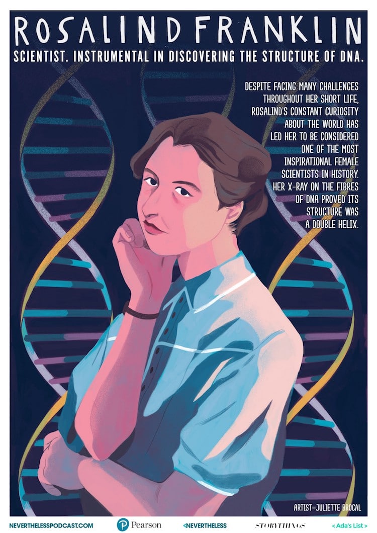 carteles de mujeres cientificas