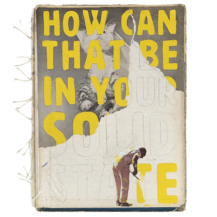 Hollie Chastain Collages con libros y revistas