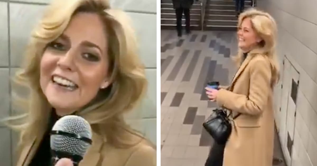 Woman Sings The Best Shallow Cover Spontaneously In A Subway