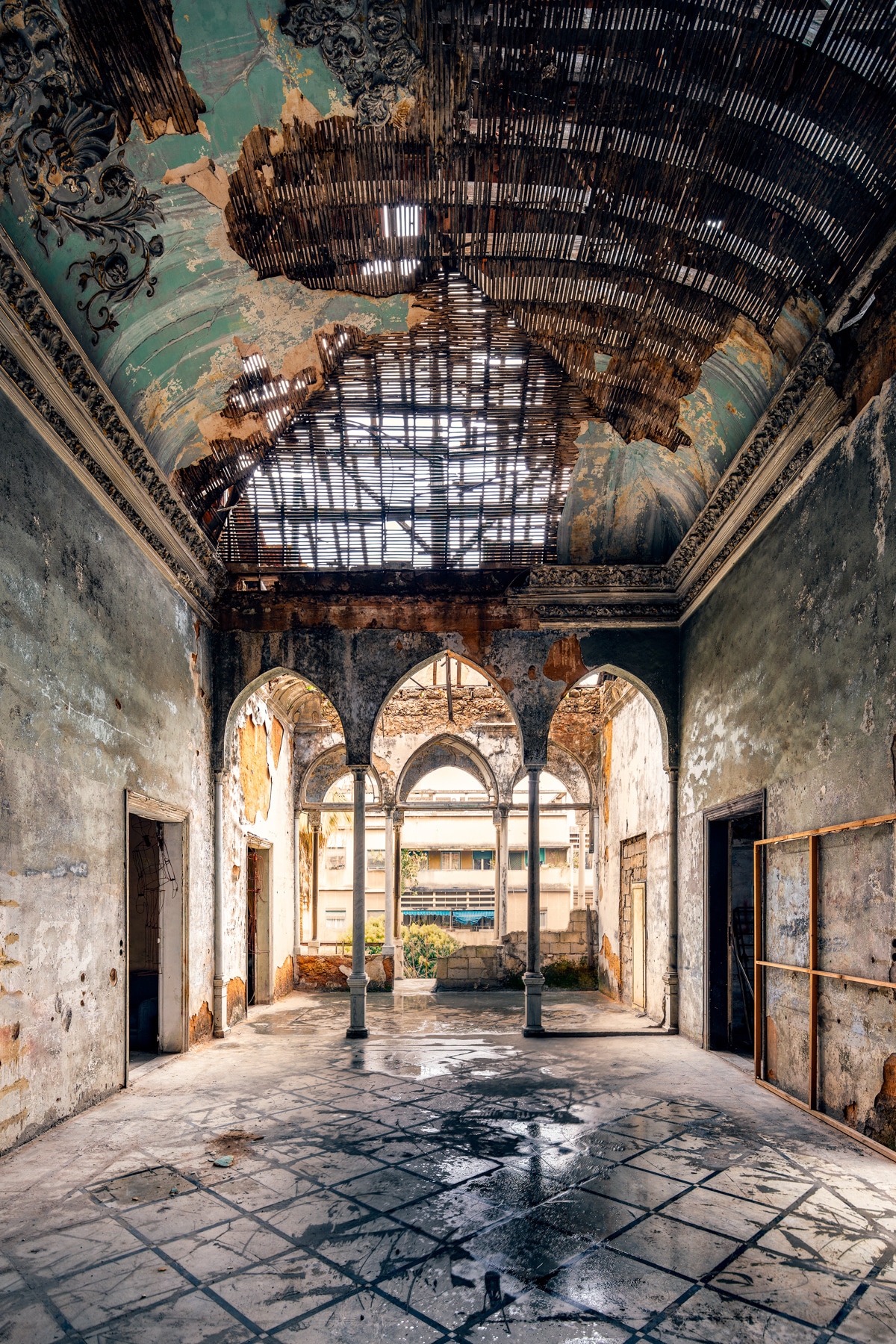 Abandoned Building in Beirut, Lebanon by James Kerwin