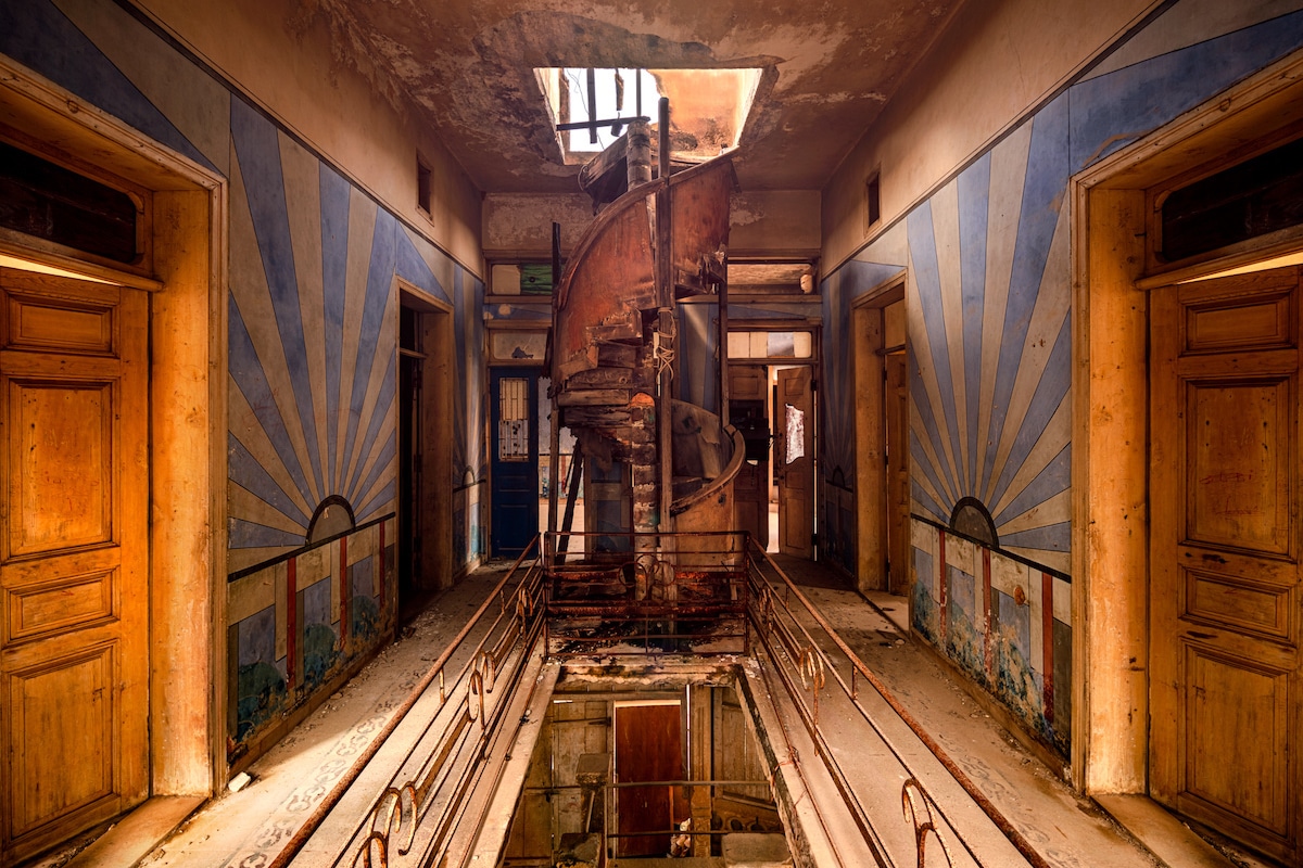 Building Damaged During Civil War in Lebanon