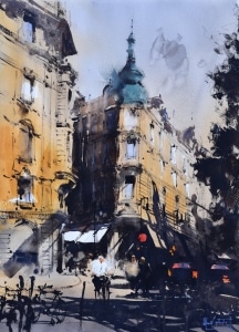 Artist Captures the Essence of Different Cities in Watercolor Paintings