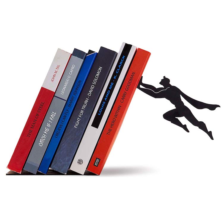 Book and Hero Bookend