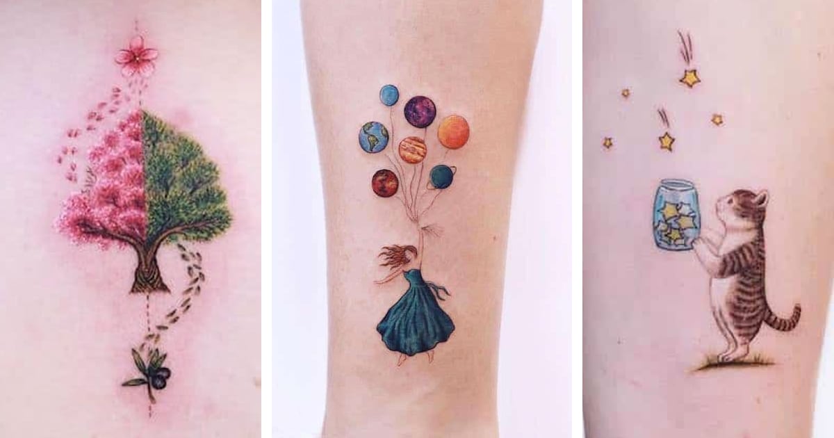 Tatuajes bonitos que podrían pertenecer a un libro de cuentos