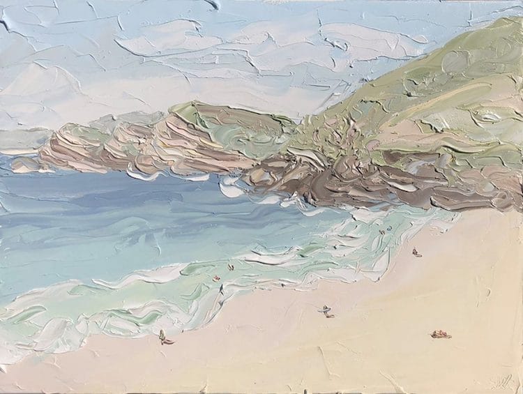 pinturas de playa Sally West