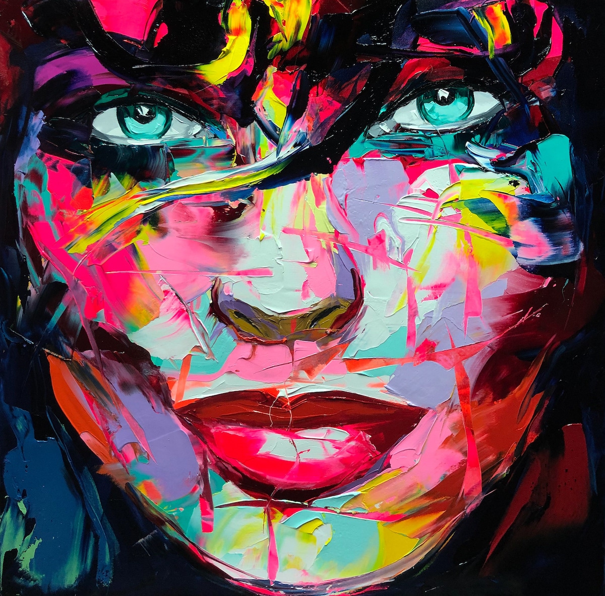 Palette Knife Oil Painting by Françoise Nielly