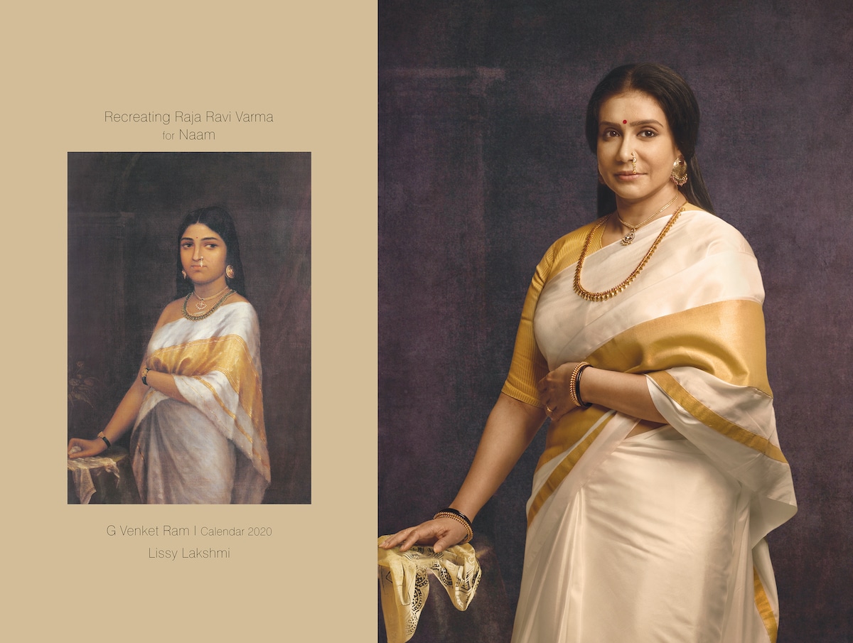 Paintings Recreated as Photos of Raja Ravi Varma's Work
