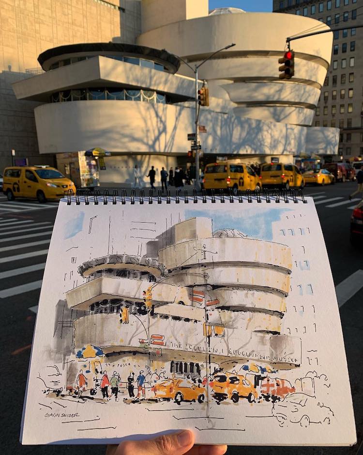 dibujos de nueva york