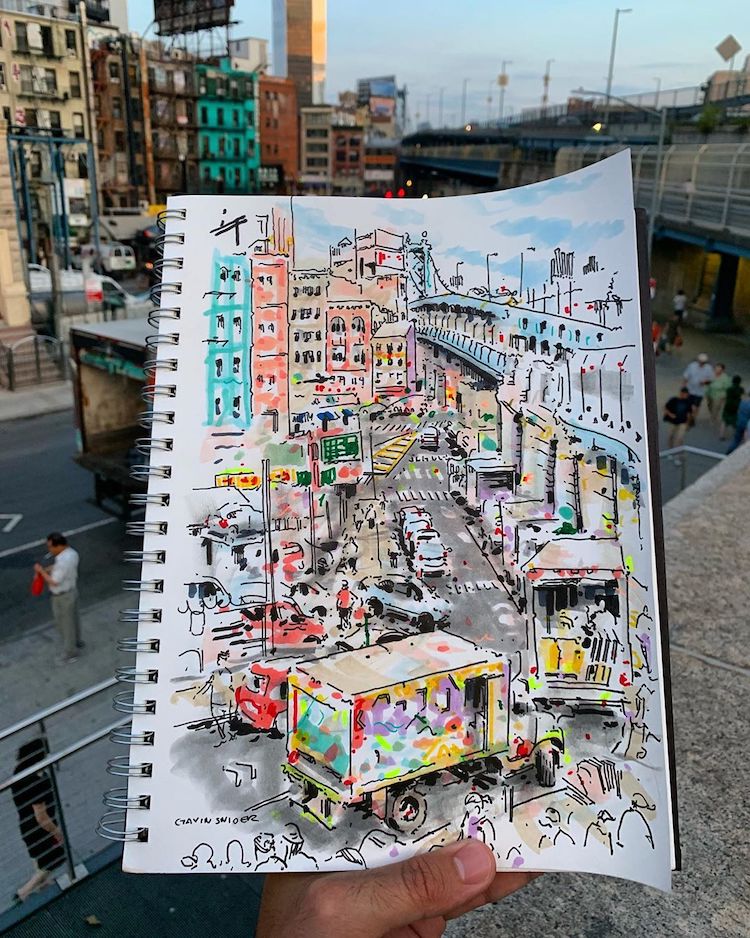 Chinatown Drawing