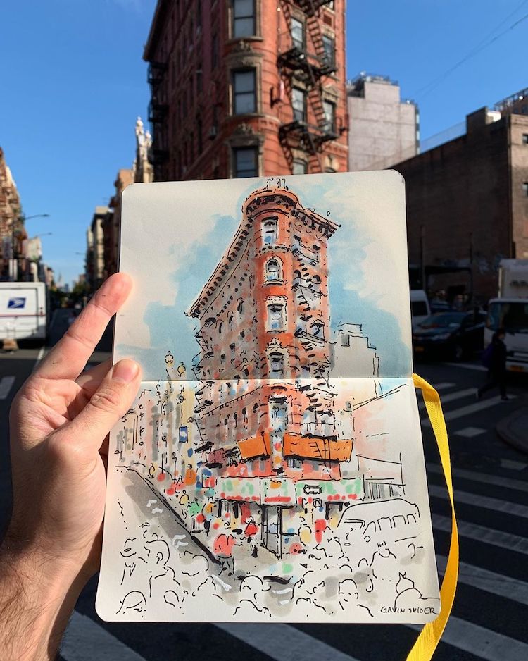 ilustraciones de nueva york