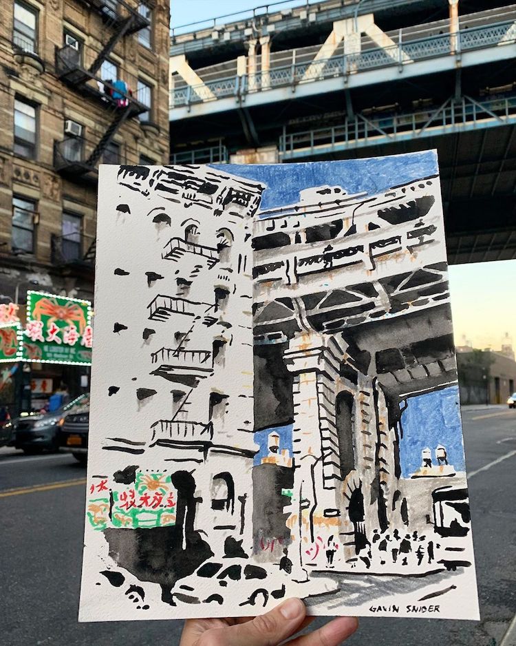 ilustraciones de nueva york