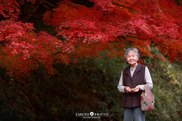 Grandmother Portraits in Japan by YASUTO