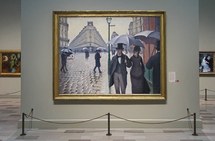 Calle De París Día Lluvioso La Pintura Que Congeló El Tiempo