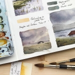 Artist Shares Watercolor Studies of Landscapes from Her Sketchbook