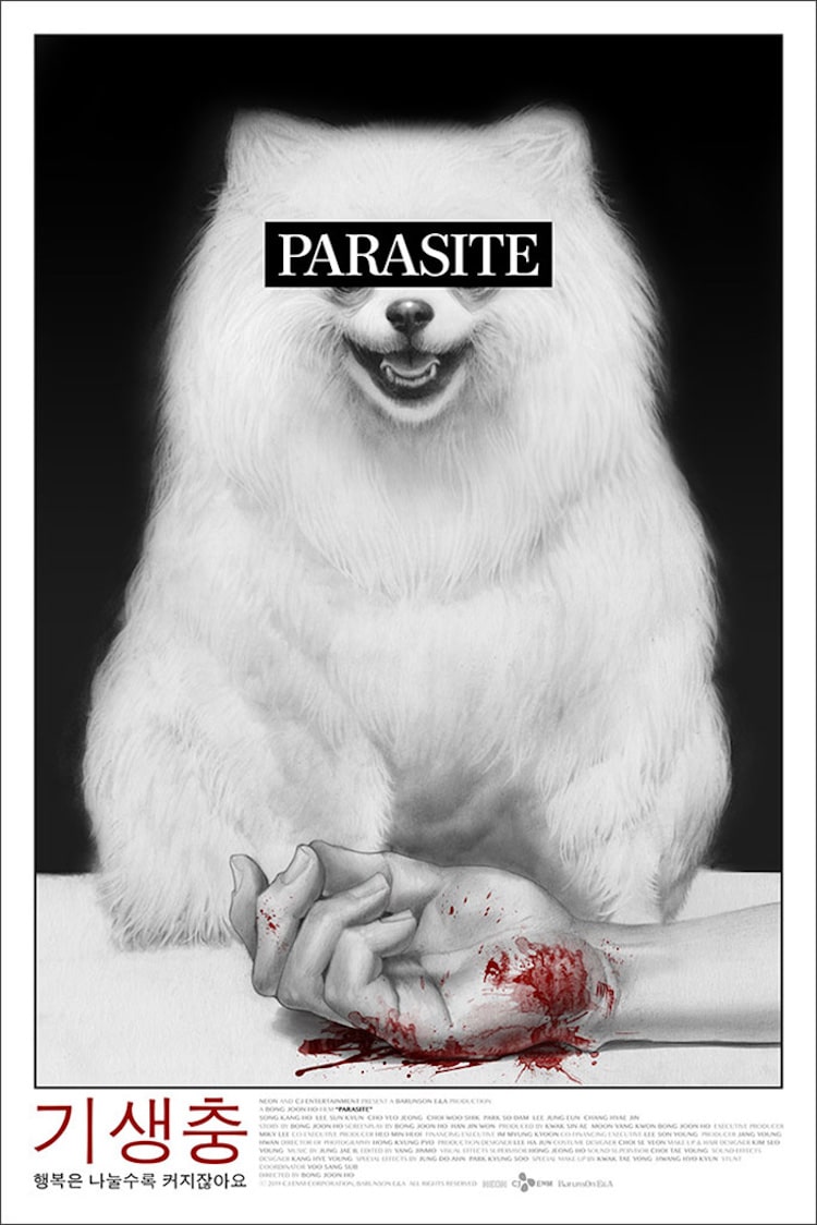 Póster alternativo de la película Parásitos