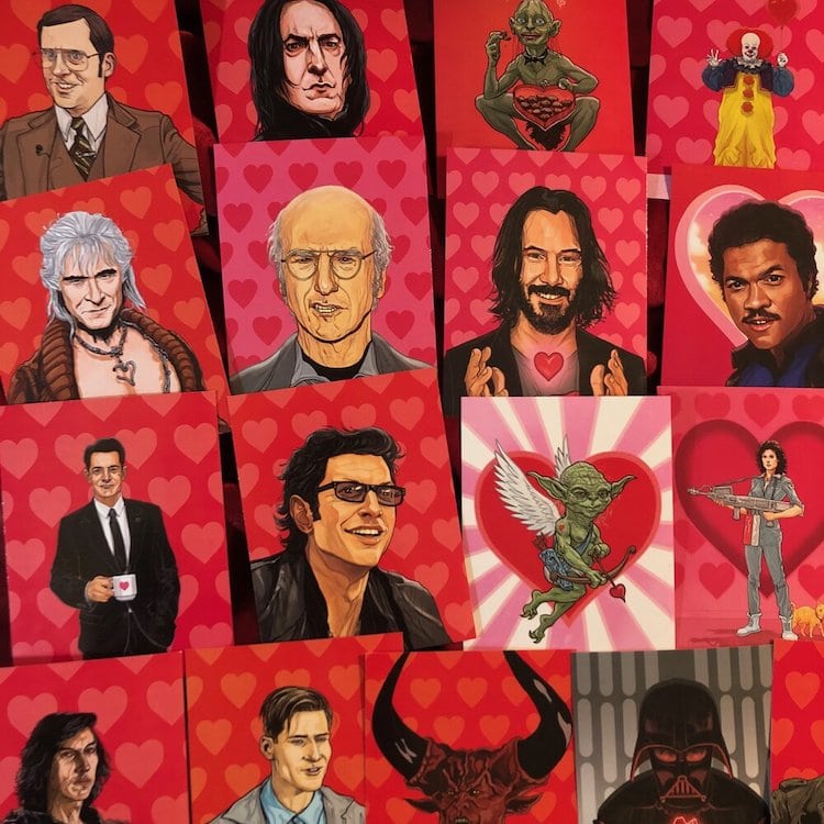 Geeky Valentine's Day Cards by PJ McQuade