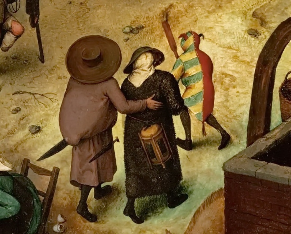 El combate entre don Carnal y doña Cuaresma de Pieter Bruegel el Viejo