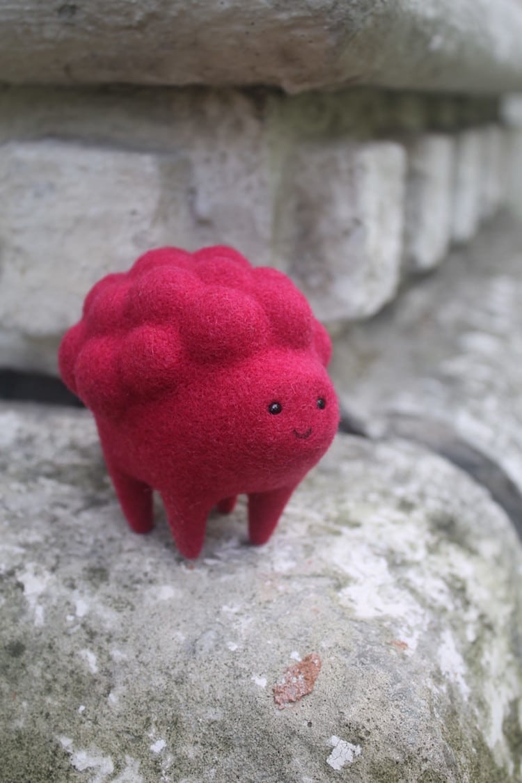 Wool Felt Creatures by Nastasya Shuljak