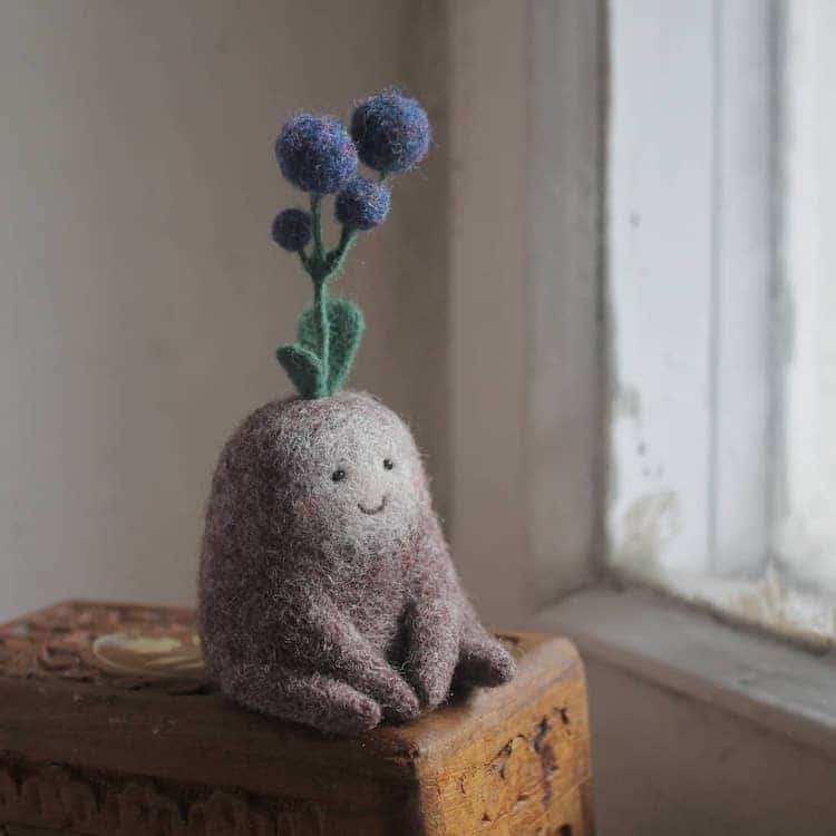 Wool Felt Creatures by Nastasya Shuljak