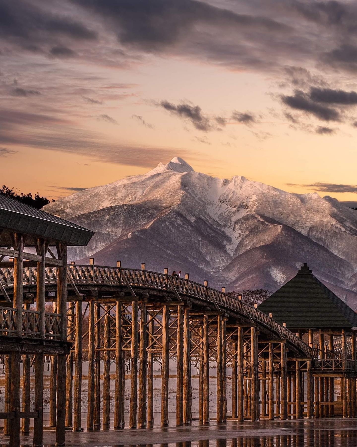 Tsuru-no-mai Bridge in Japan