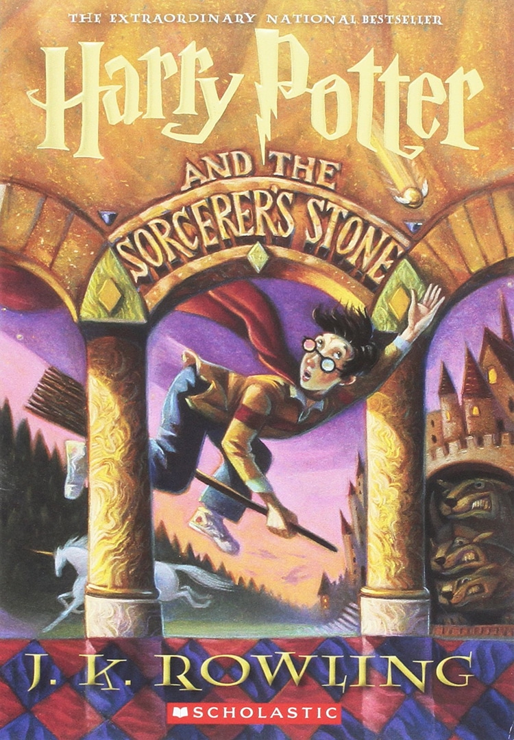 Cover of Harry Potter and the Sorcerer's Stone by JK Rowling