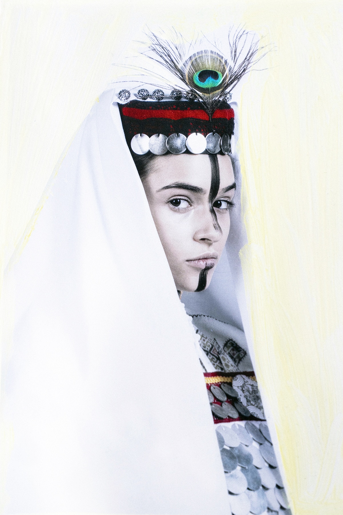 Girl Wearing Traditional Serbian Costume