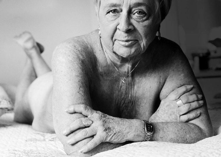 Black and White Senior Citizen Portrait
