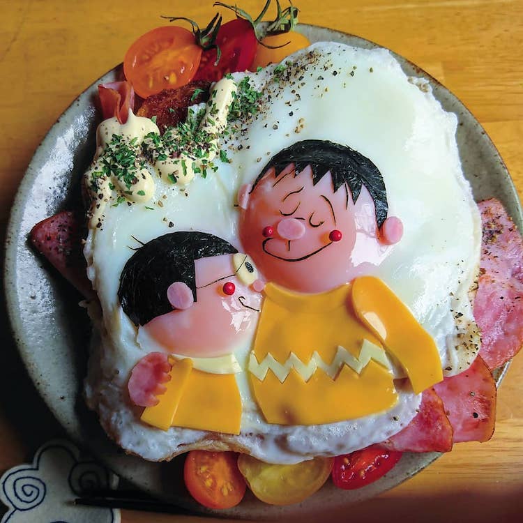 Food Art with Eggs by Etoni Mama