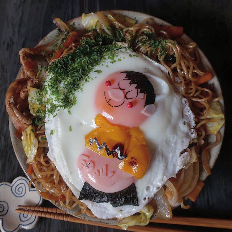 Food Art with Eggs by Etoni Mama