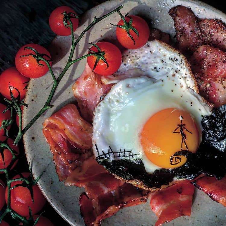 platillos con huevos fritos para niños por Etoni Mama