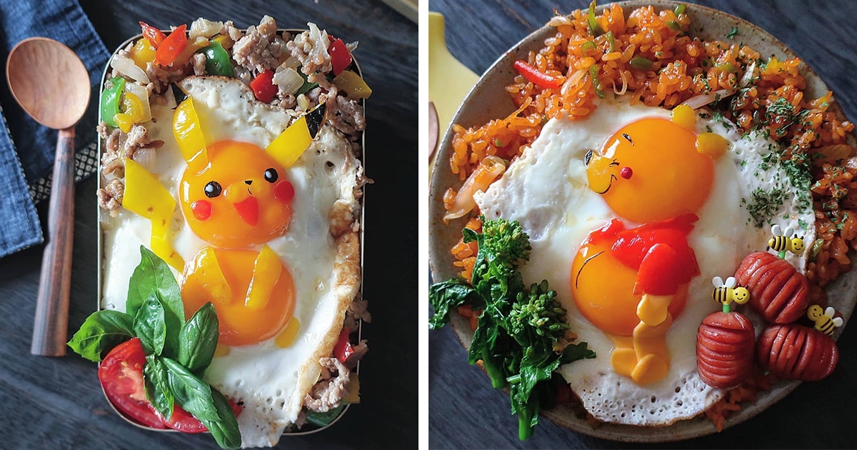 Japanese Mom Transforms Eggs, Kiwis, and More Into Incredibly Cute Meals