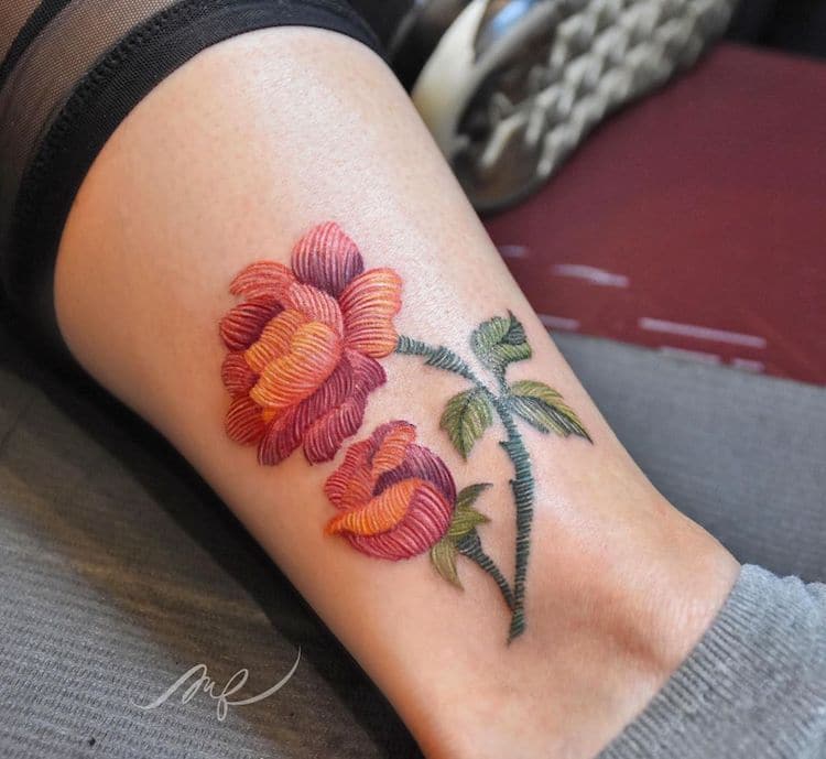 17 Expressive and Unique Flower Tattoos For Every Woman  MyBodiArt