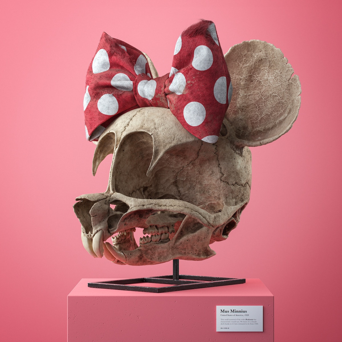 3D Art of Minnie Mouse by Filip Hodas