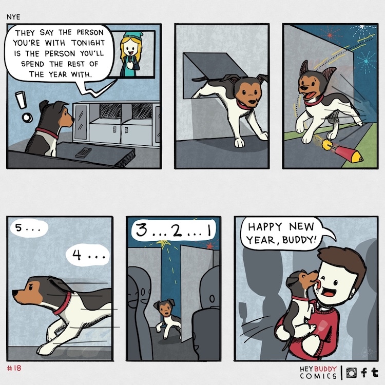 Hey Buddy Dog Comics