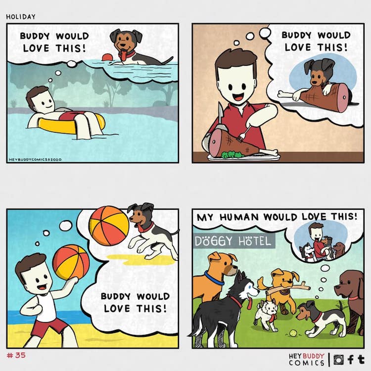 Hey Buddy Dog Comics