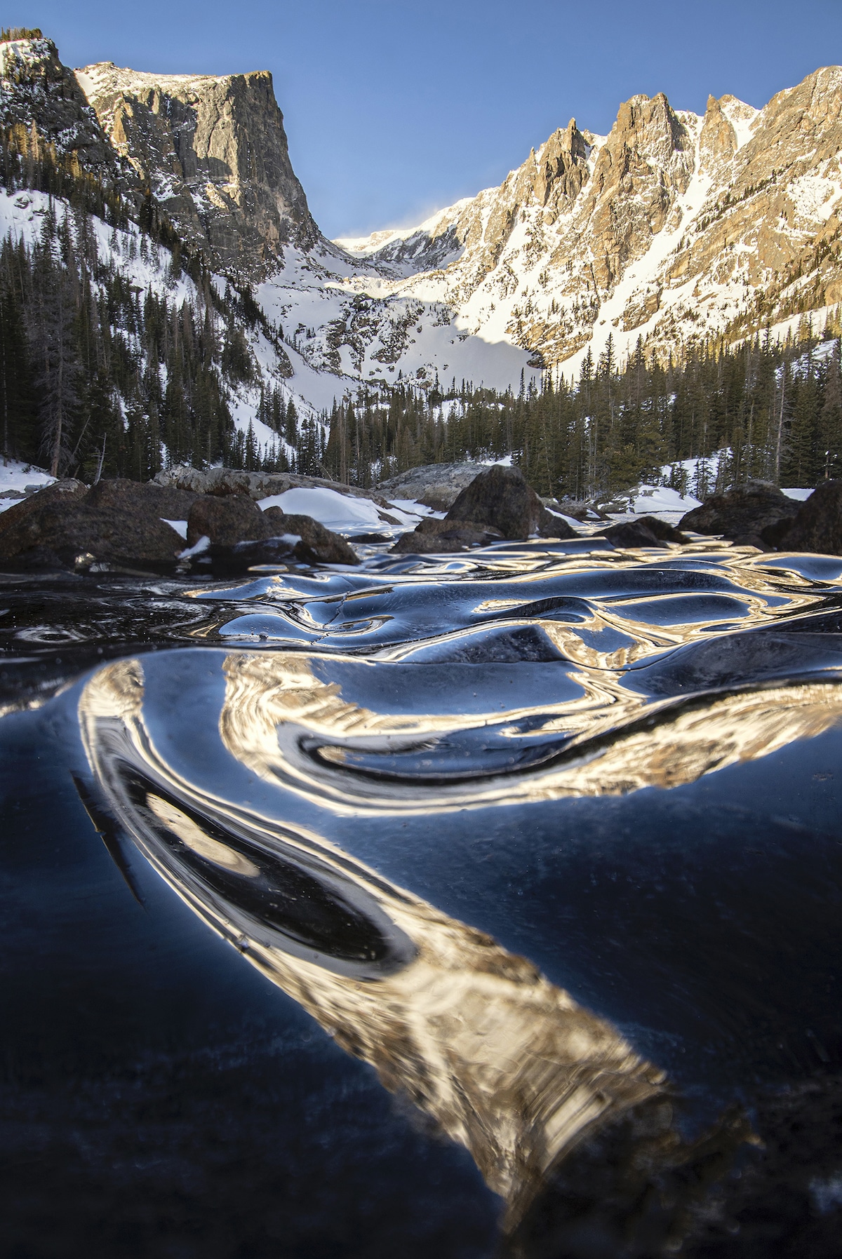 lago congelado por Eric Gross