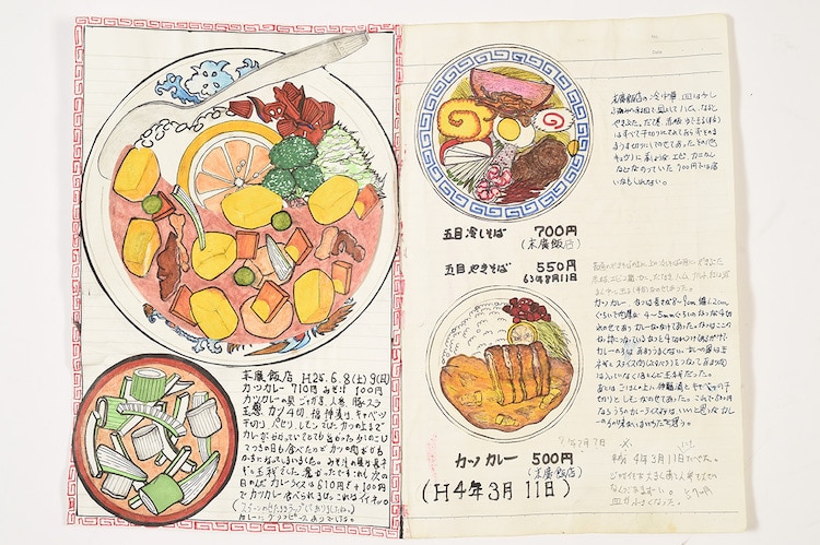 dibujos de comida por Itsuo Kobayashi