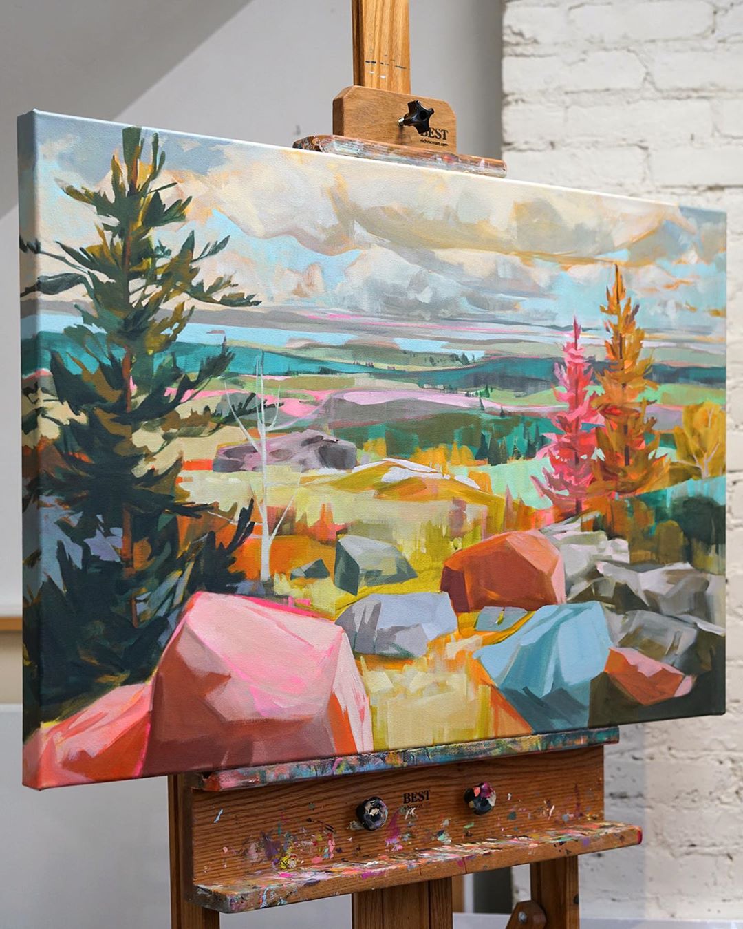 Contemporary Landscape Painting by Jess Franks