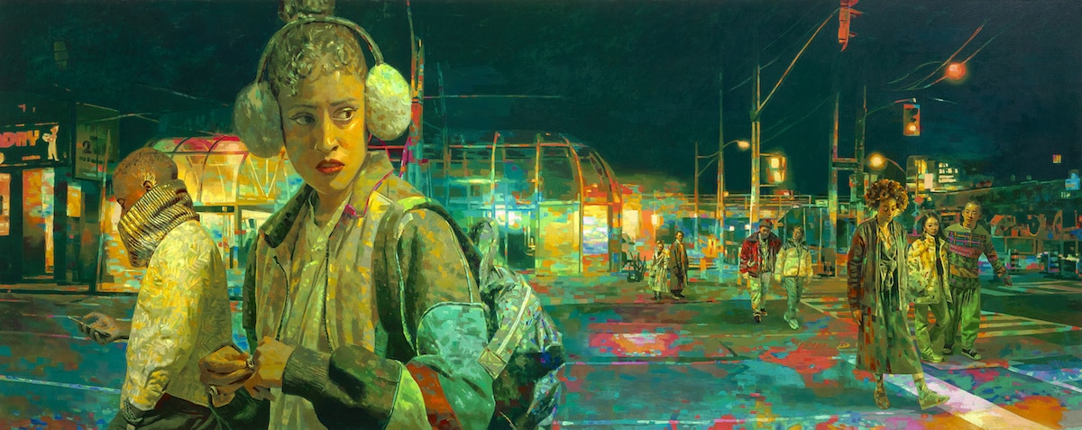 Pinturas de noche de Keita Morimoto