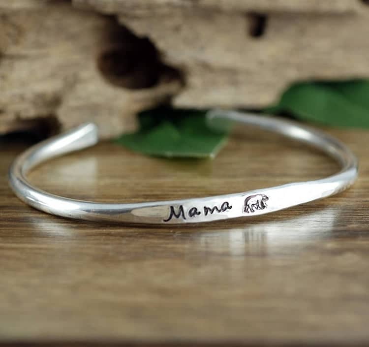 Mama Bear Cuff Bracelet