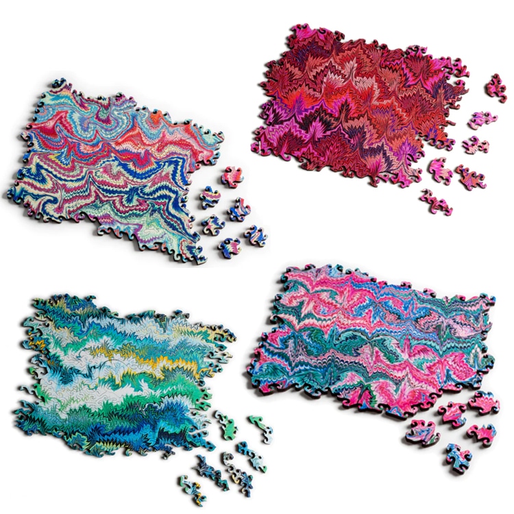 Marbling Infinity Puzzles