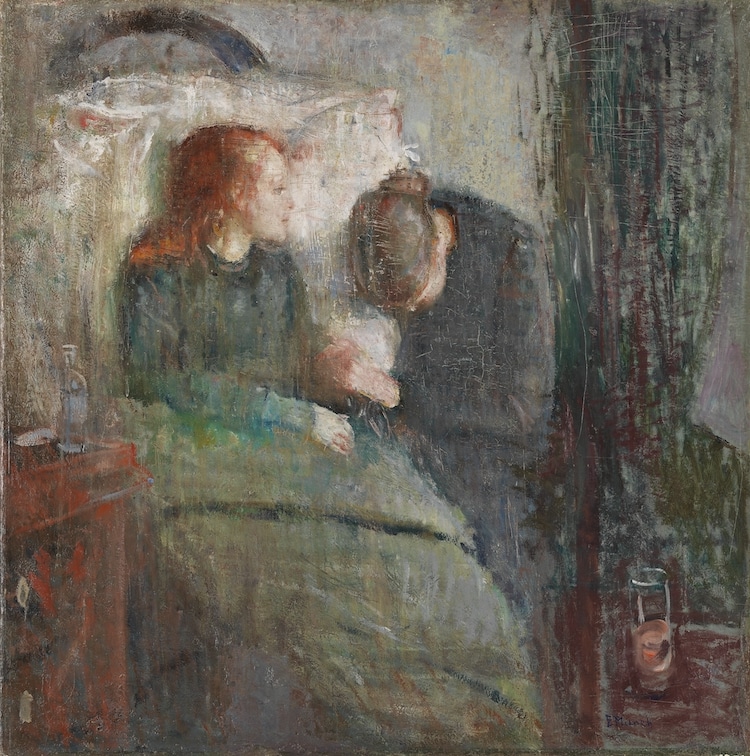 La niña enferma de Edvard Munch