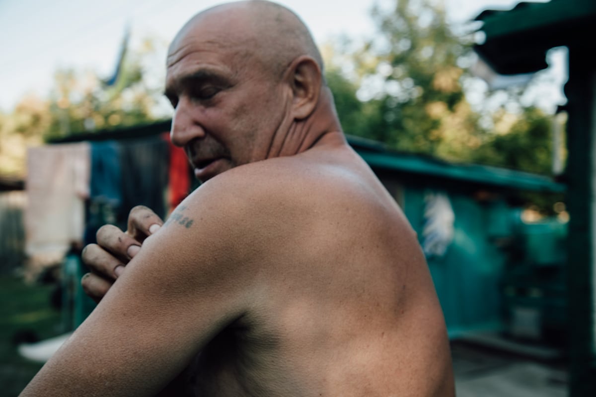 Portrait of Samosely Man in Chernobyl