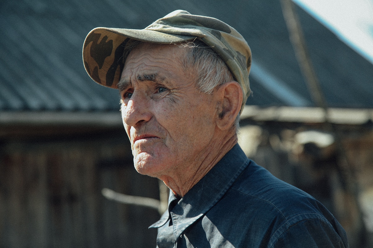 Portrait of Samosely Man in Chernobyl